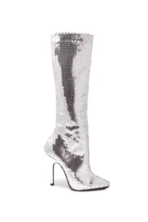 511-TIN Ellie Silver High Heel Alternative Footwear Discontinued Sale Stock
