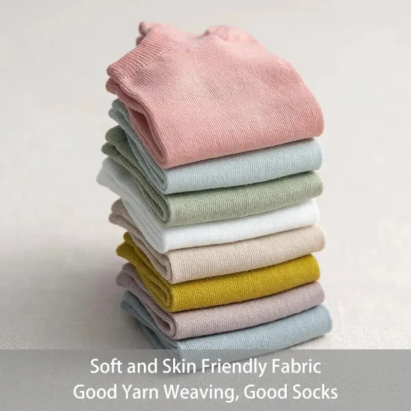 8 Pairs of Simple Fashion Low Cut Socks Spring/summer