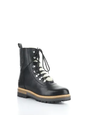 ADA BLACK Round Toe Boots