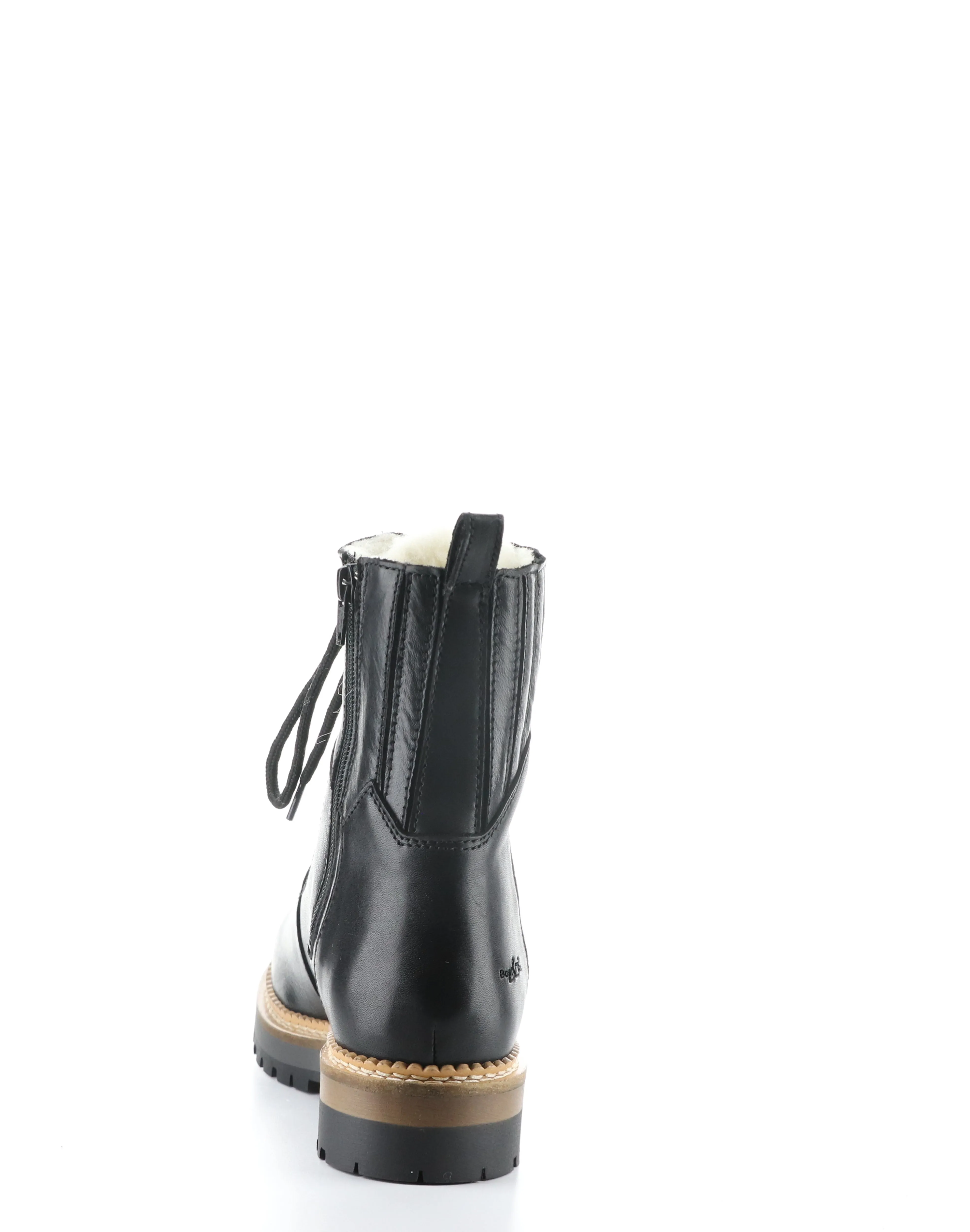 ADA BLACK Round Toe Boots
