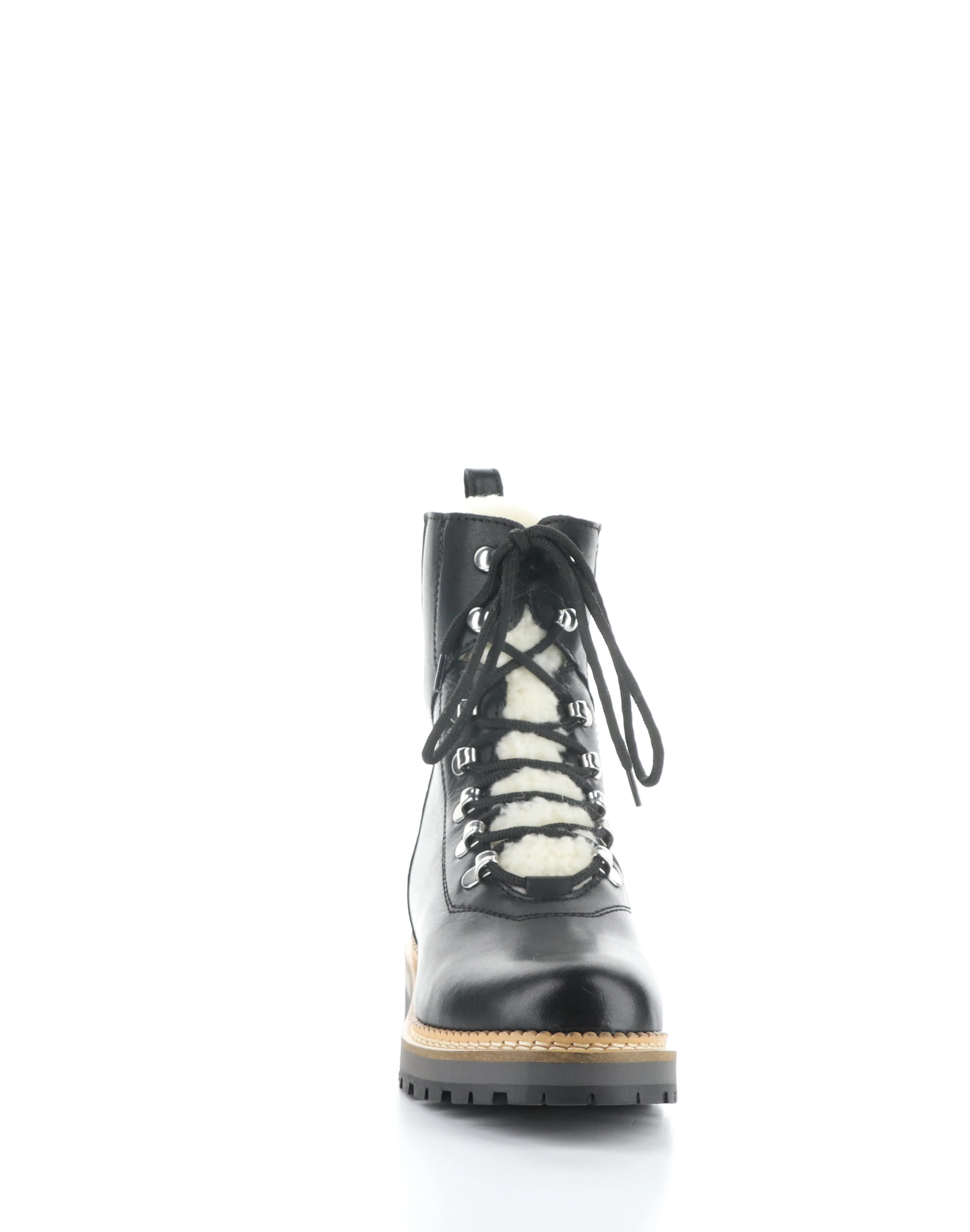 ADA BLACK Round Toe Boots