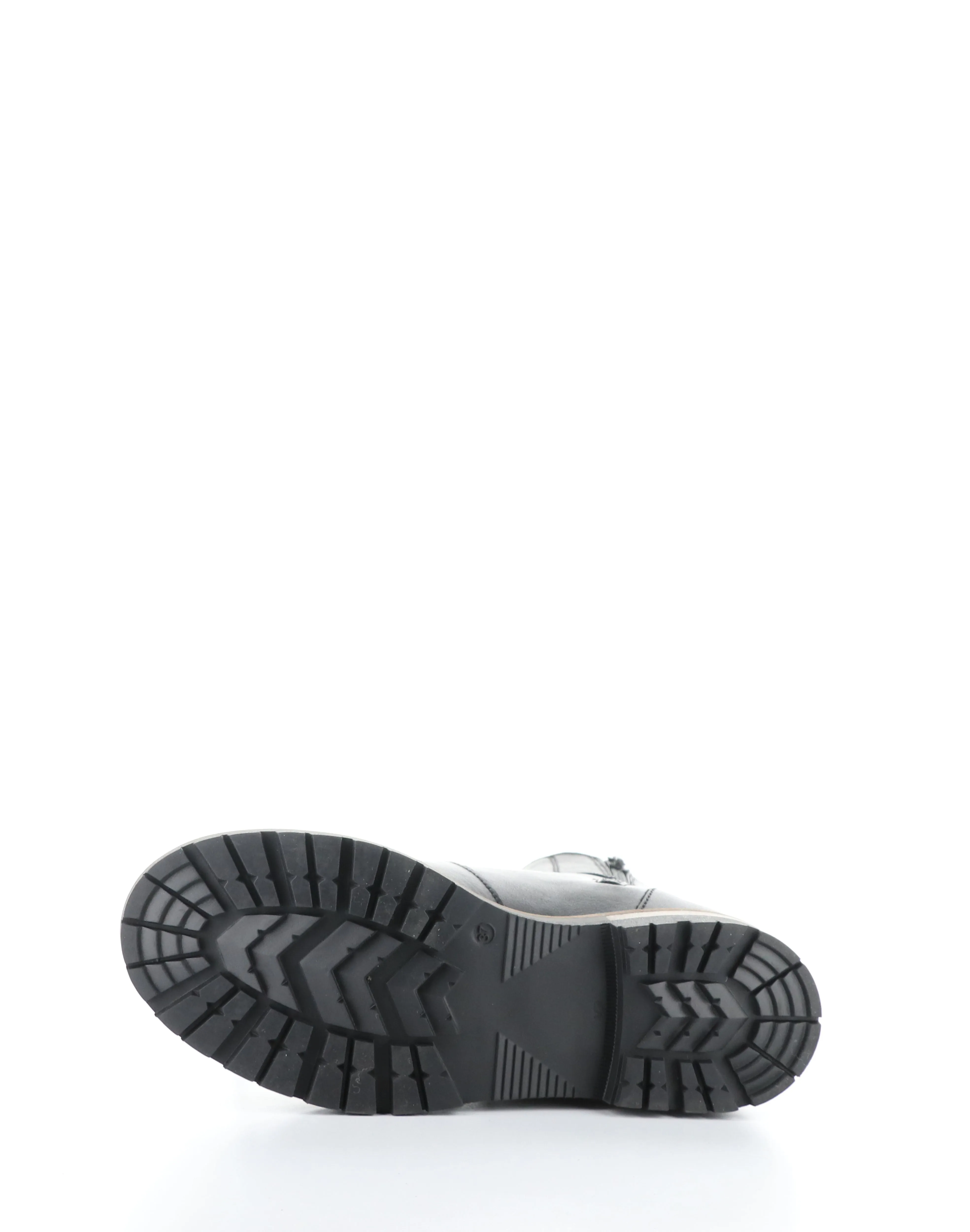 ADA BLACK Round Toe Boots