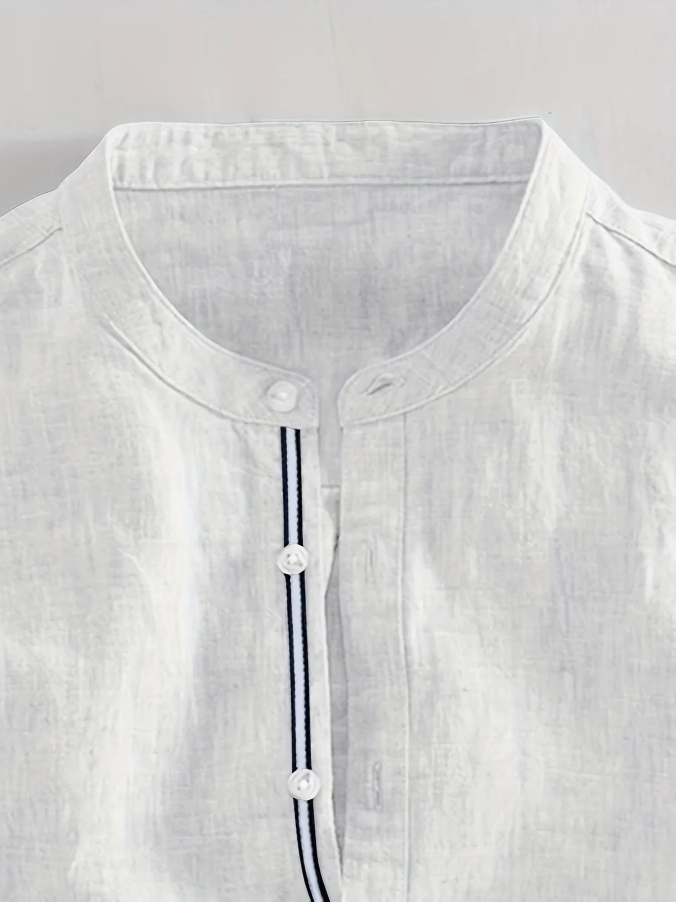 ADARIS | Solid Casual Long-Sleeve Shirt