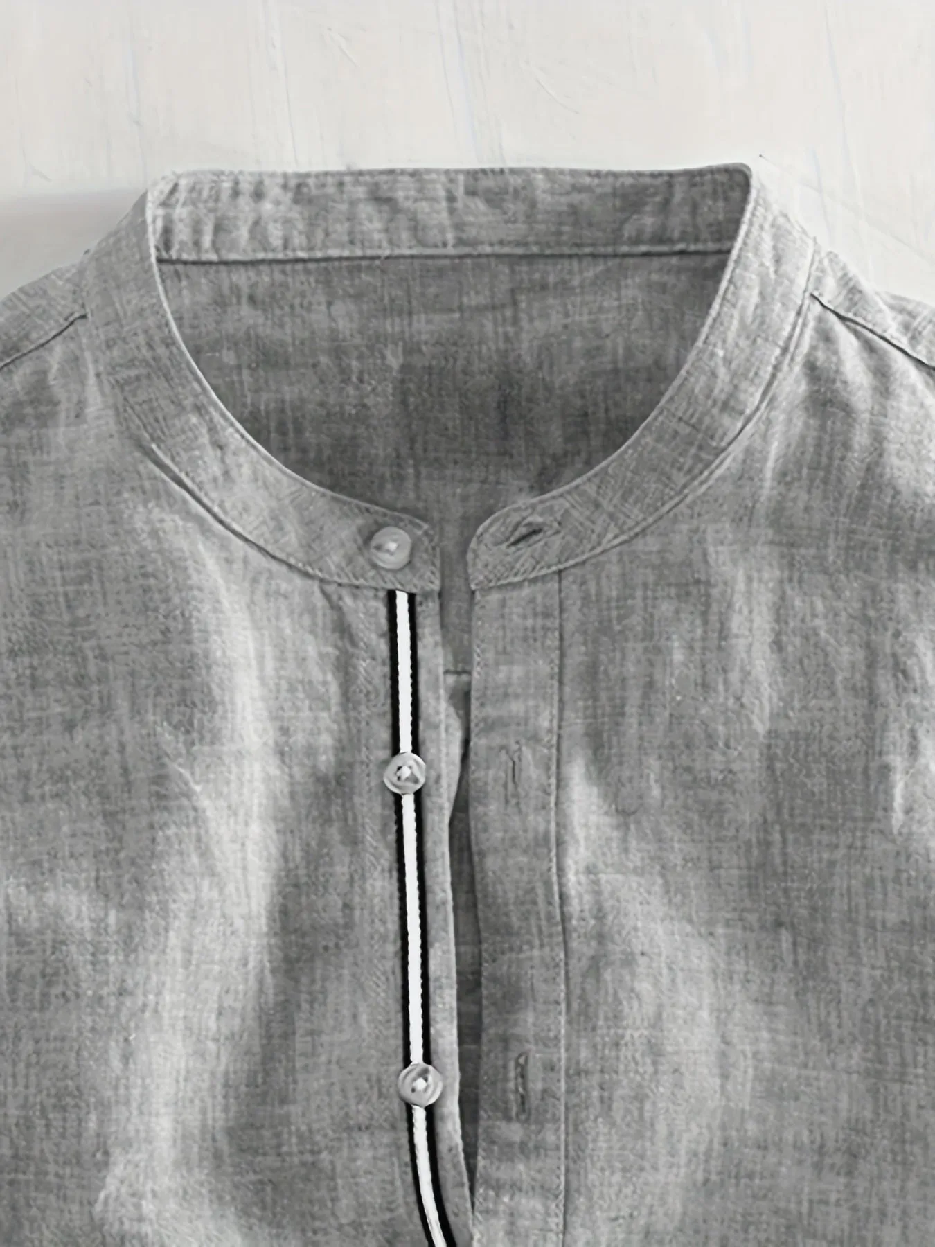 ADARIS | Solid Casual Long-Sleeve Shirt