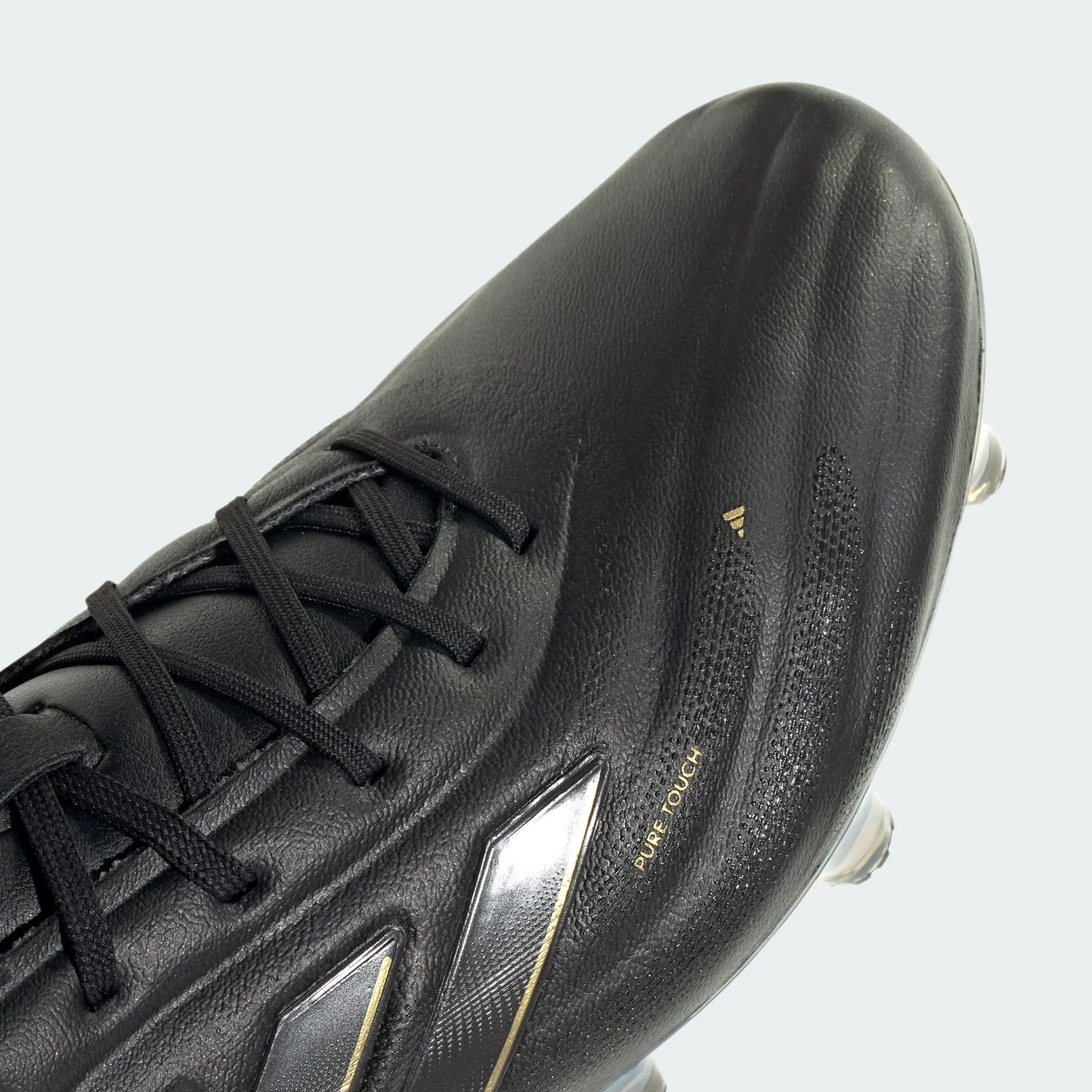 adidas Copa Pure 2 Elite Firm Ground Soccer Shoes | Core Black-Carbon-Gold Metallic | Men's