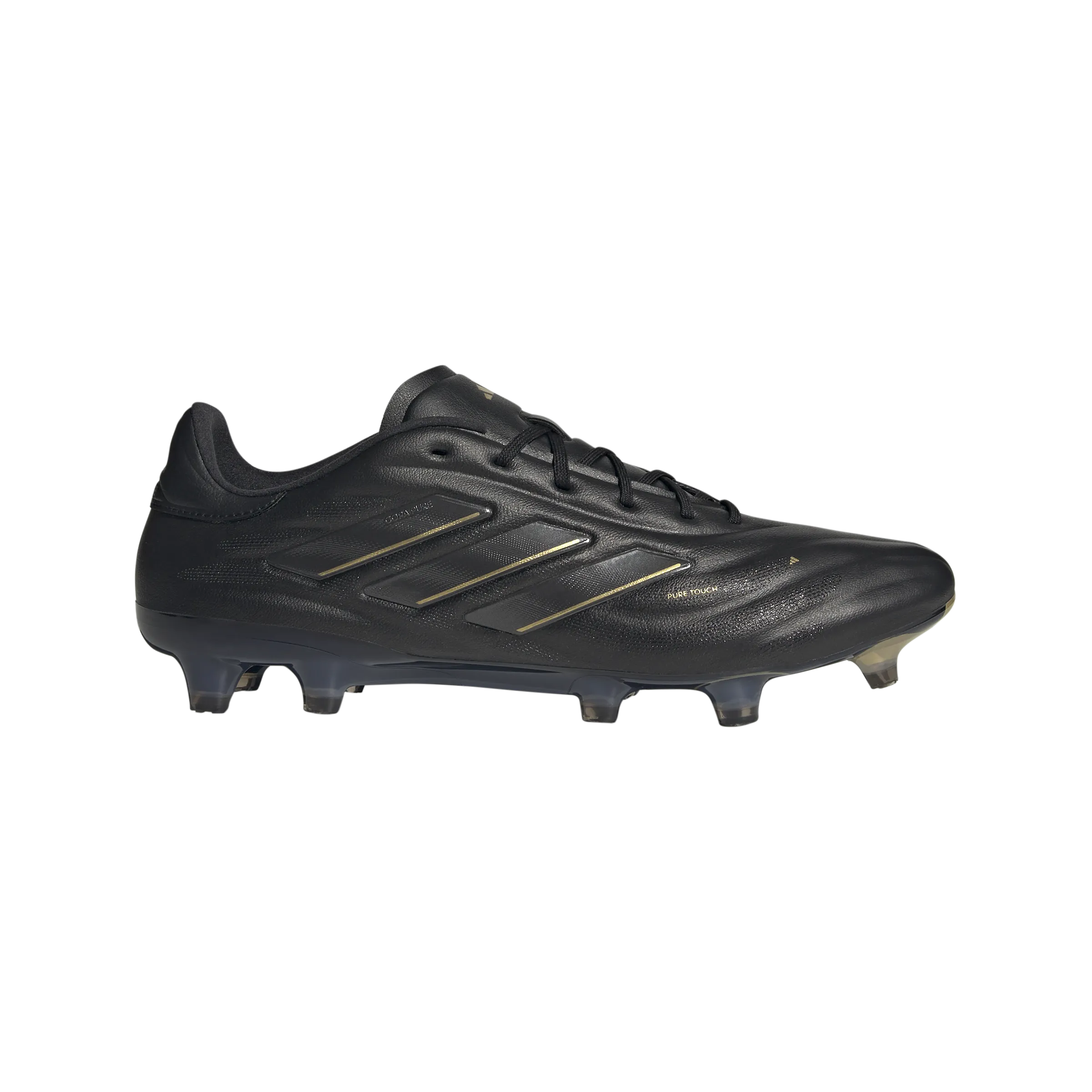 adidas Copa Pure 2 Elite Firm Ground Soccer Shoes | Core Black-Carbon-Gold Metallic | Men's