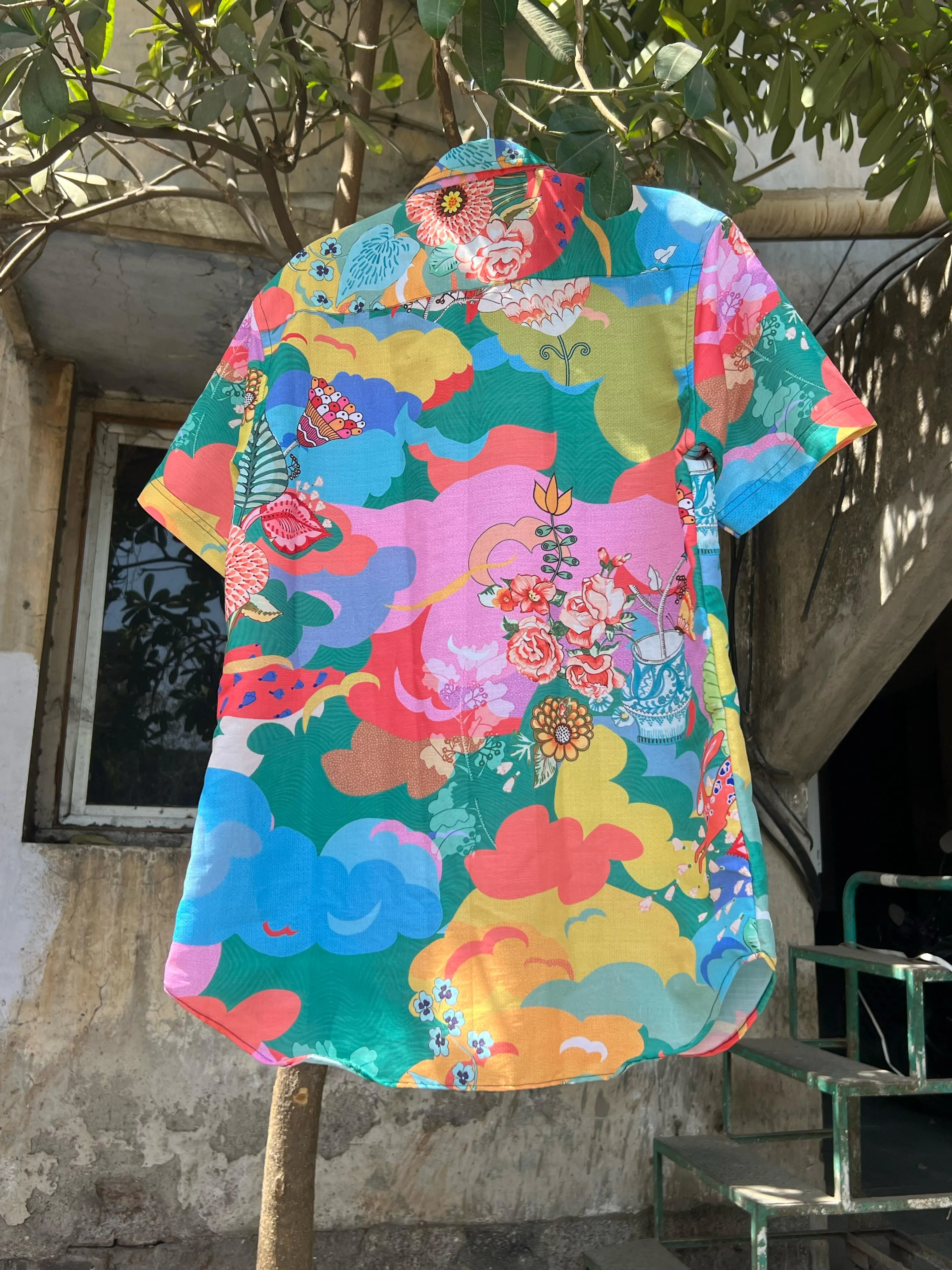Aquamarine Adjustable Skirt & Man Shirt