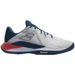 Babolat Men's Propulse Fury 3 All Court - White/Estate Blue