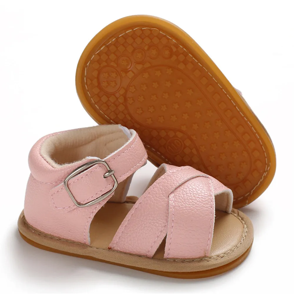 Baby Buckle Non-Slip Open Toe Sandals Children Shoes Wholesale