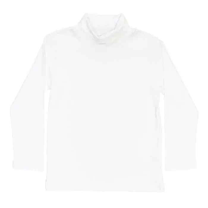 Bailey Boys White Knit-Unisex Turtle Neck