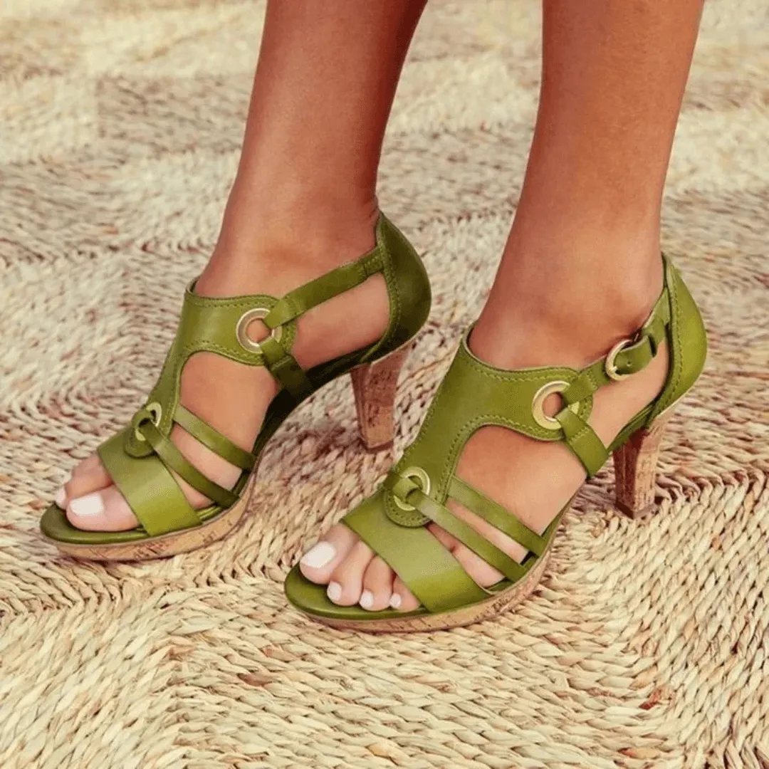 Bella | Cozy Heeled Sandals