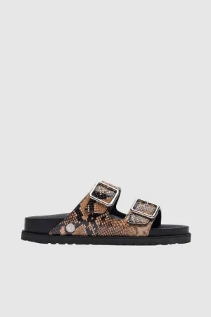 Birkenstock 1774 Arizona EXQ in Natural Snake