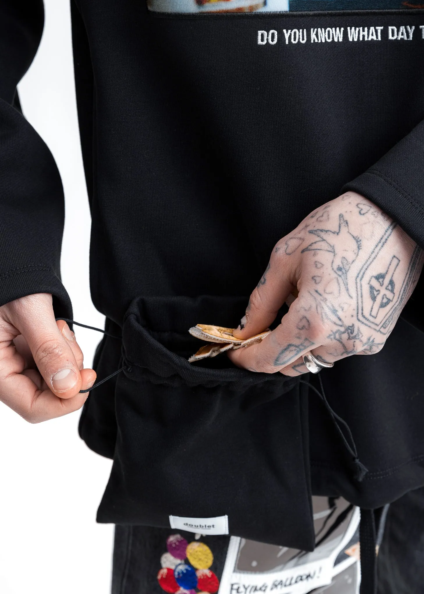 Black DIY Alphabet Hoodie