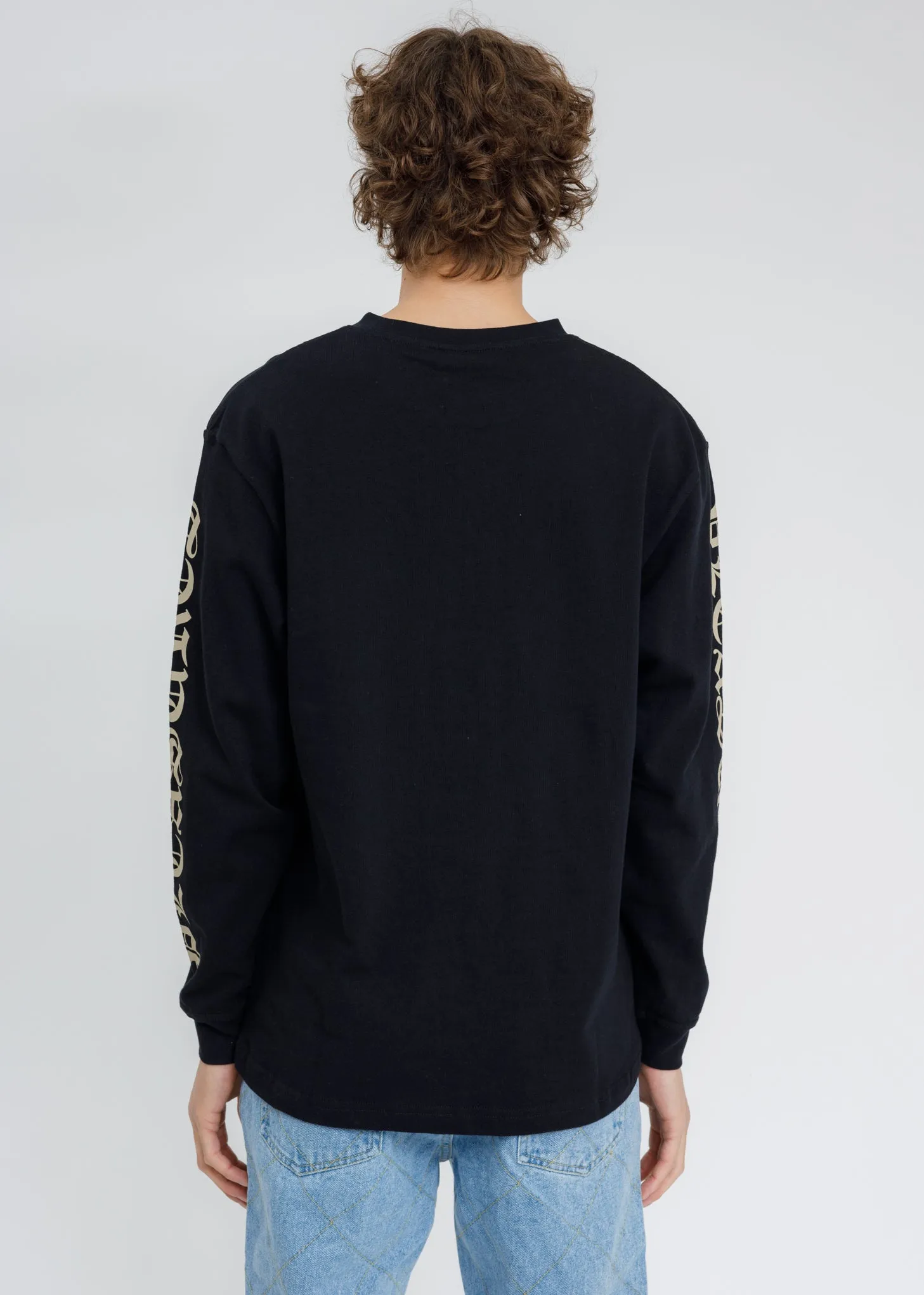 Black Old E Heavyweight Long Sleeves