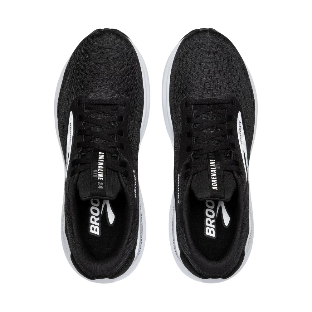 Brooks Adrenaline GTS 24 Black/White Running Shoe (Women's)