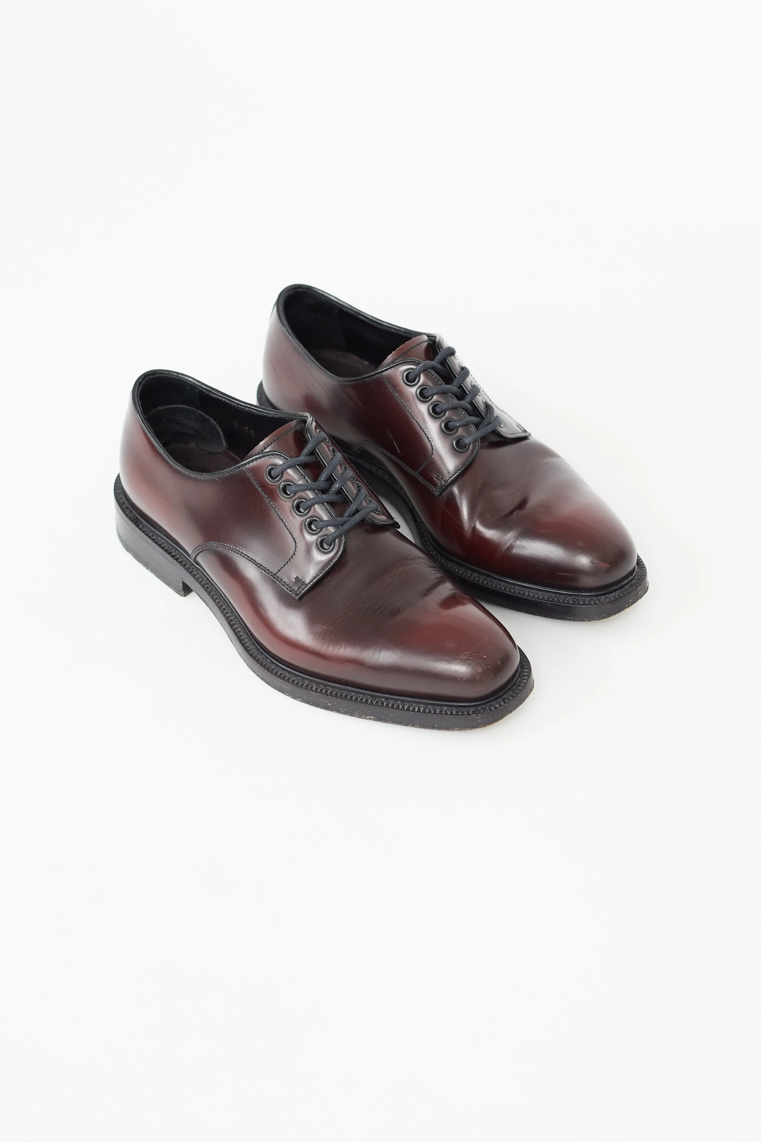 Burgundy Leather Classic Oxford