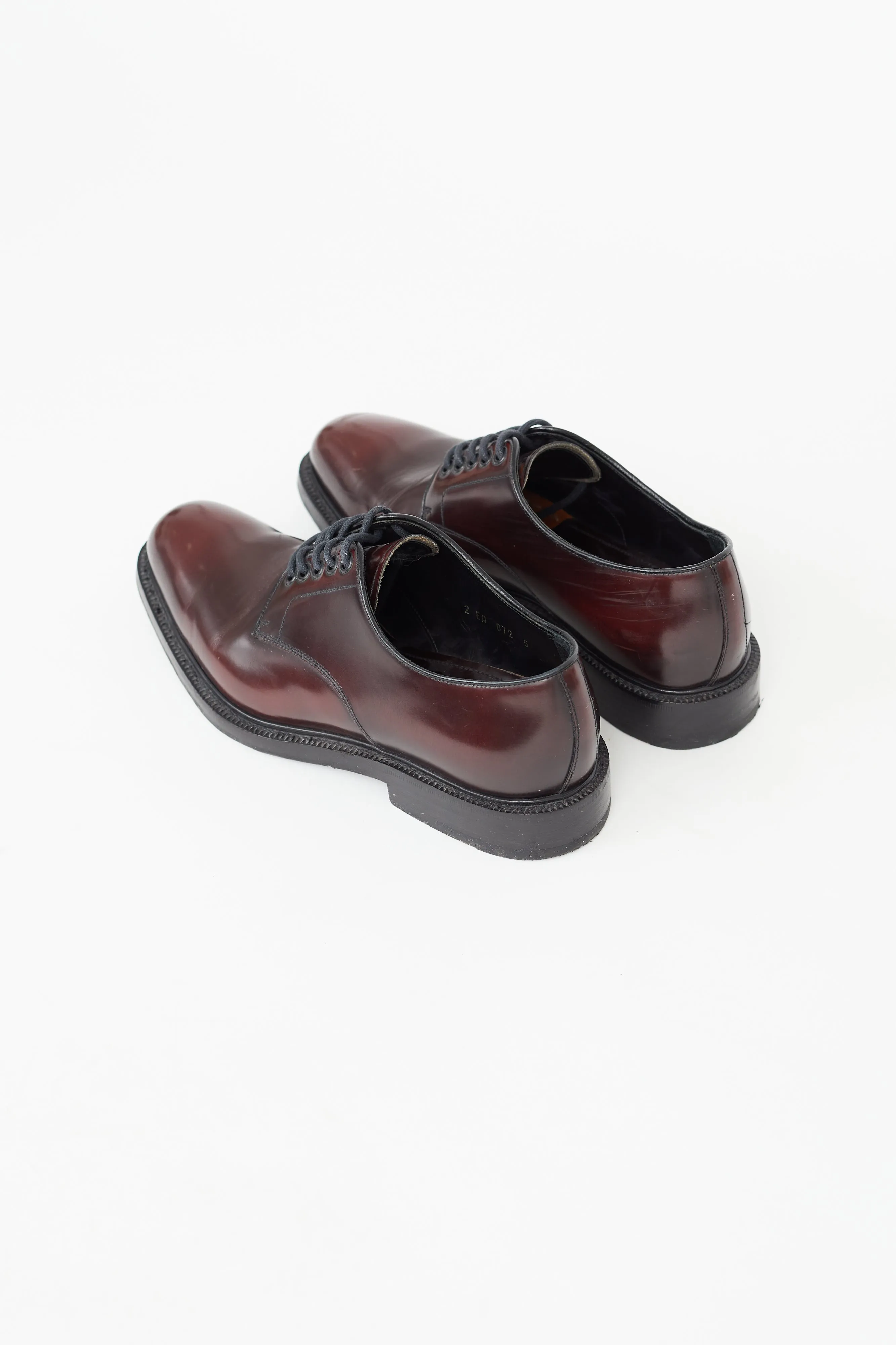 Burgundy Leather Classic Oxford