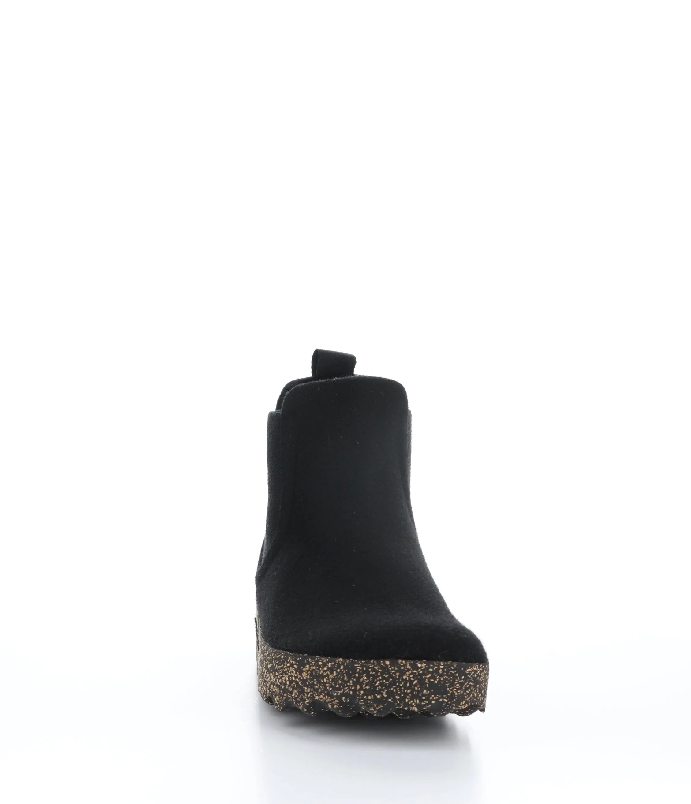CAIA090ASPM Black Round Toe Boots|CAIA090ASPM Bottes �� Bout Rond in Noir