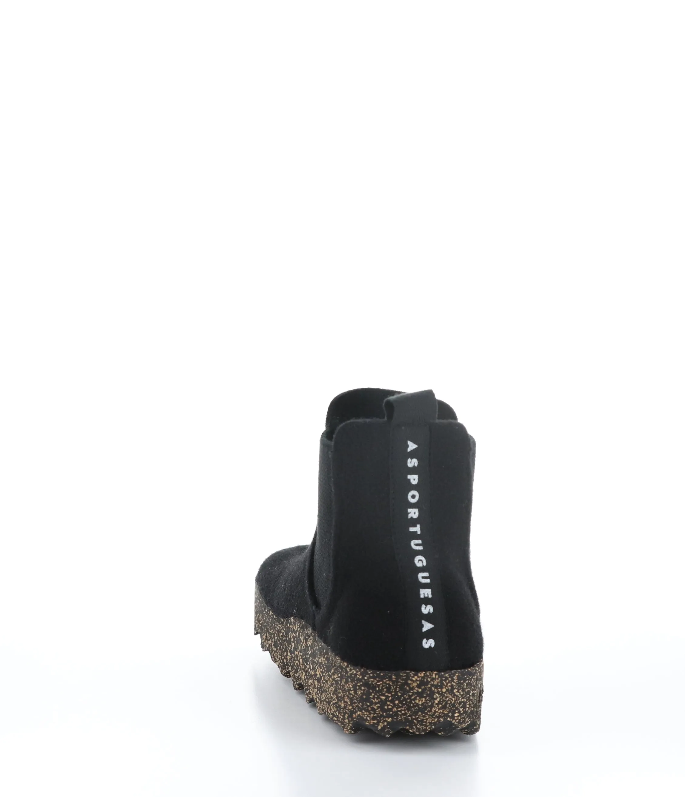 CAIA090ASPM Black Round Toe Boots|CAIA090ASPM Bottes �� Bout Rond in Noir