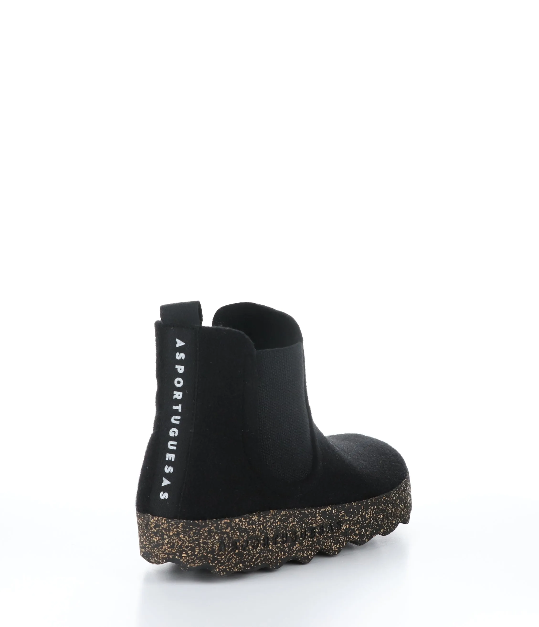 CAIA090ASPM Black Round Toe Boots|CAIA090ASPM Bottes �� Bout Rond in Noir