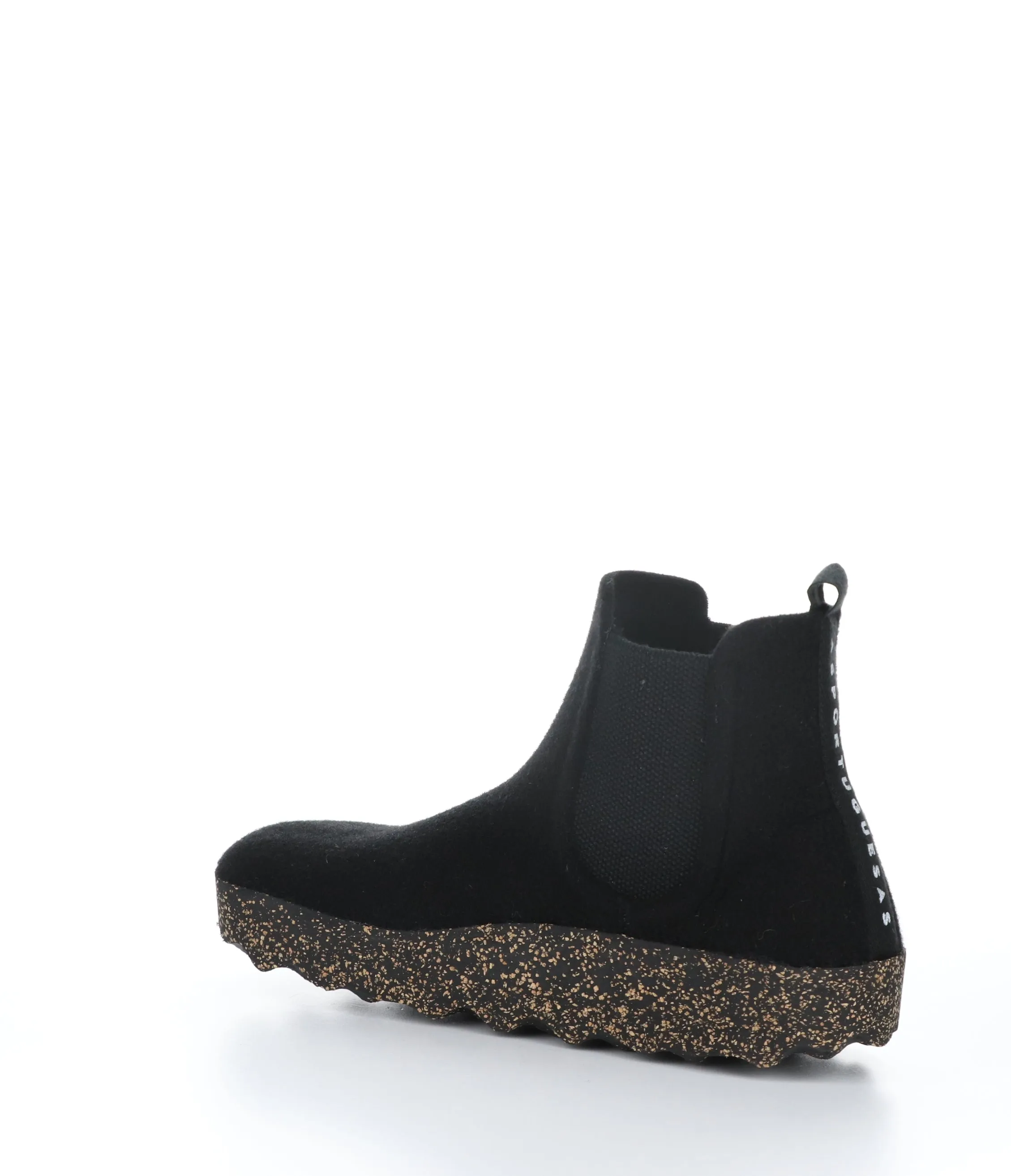 CAIA090ASPM Black Round Toe Boots|CAIA090ASPM Bottes �� Bout Rond in Noir
