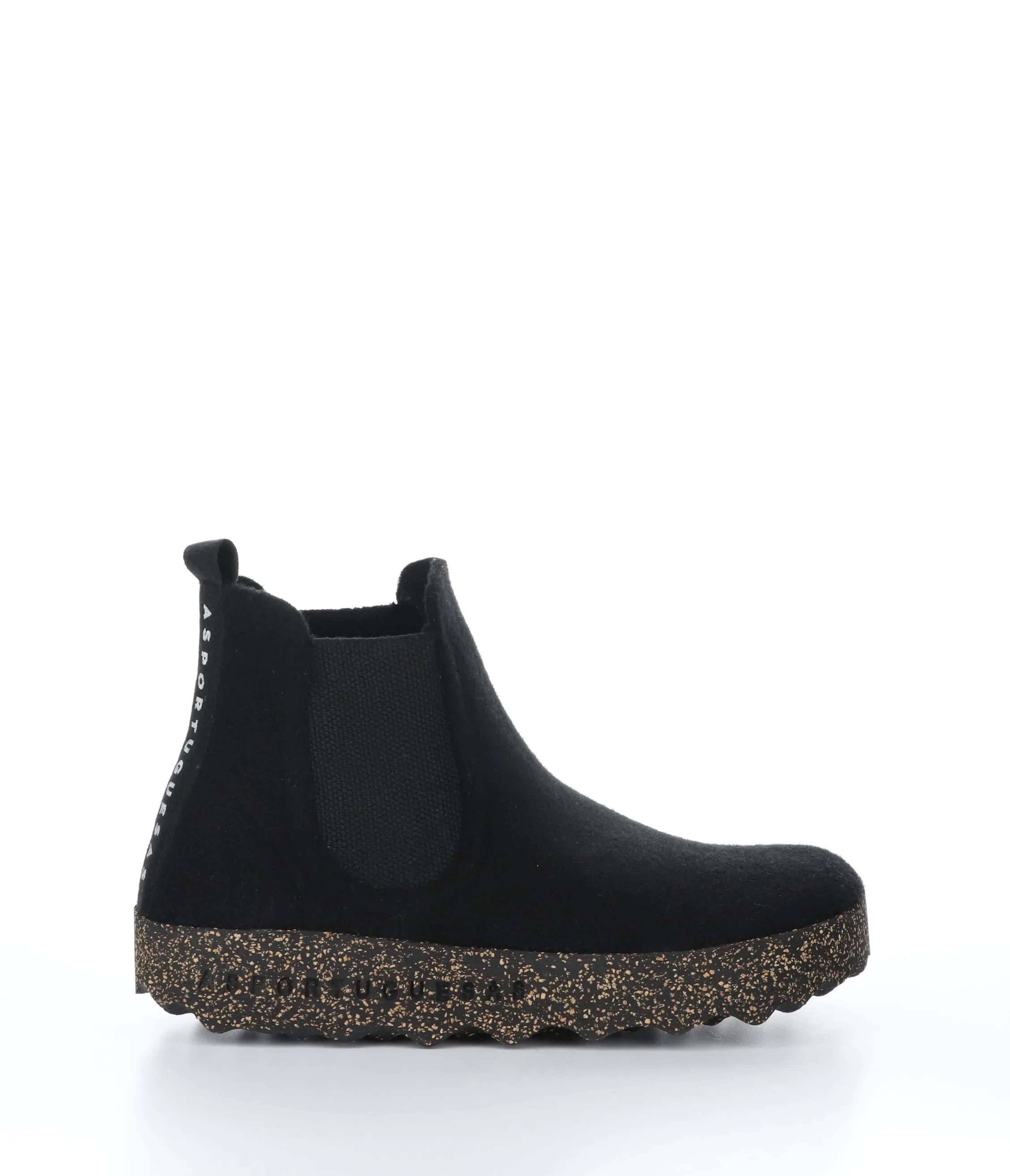 CAIA090ASPM Black Round Toe Boots|CAIA090ASPM Bottes �� Bout Rond in Noir