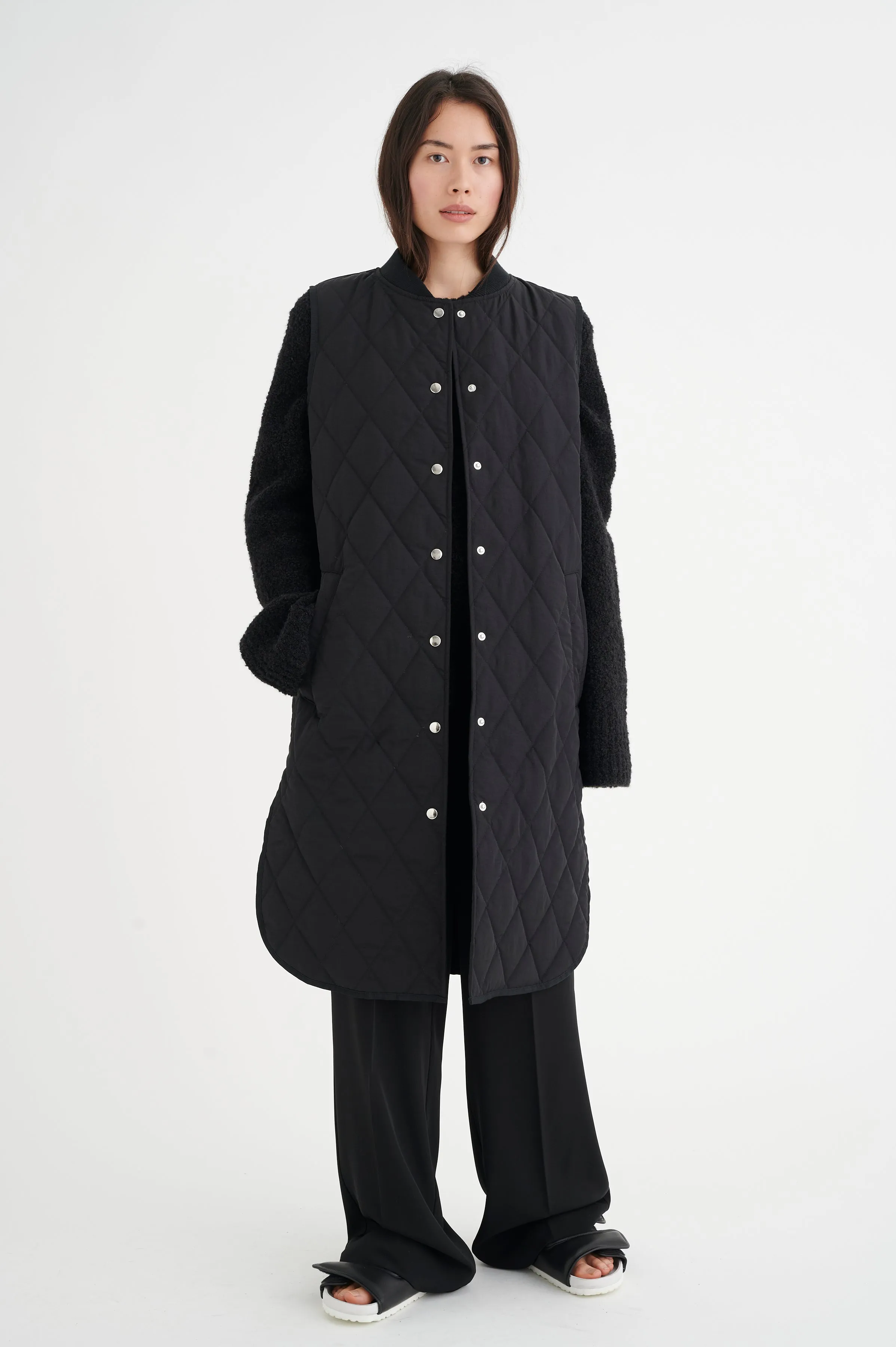 CallasIW Quilted Vest - Black