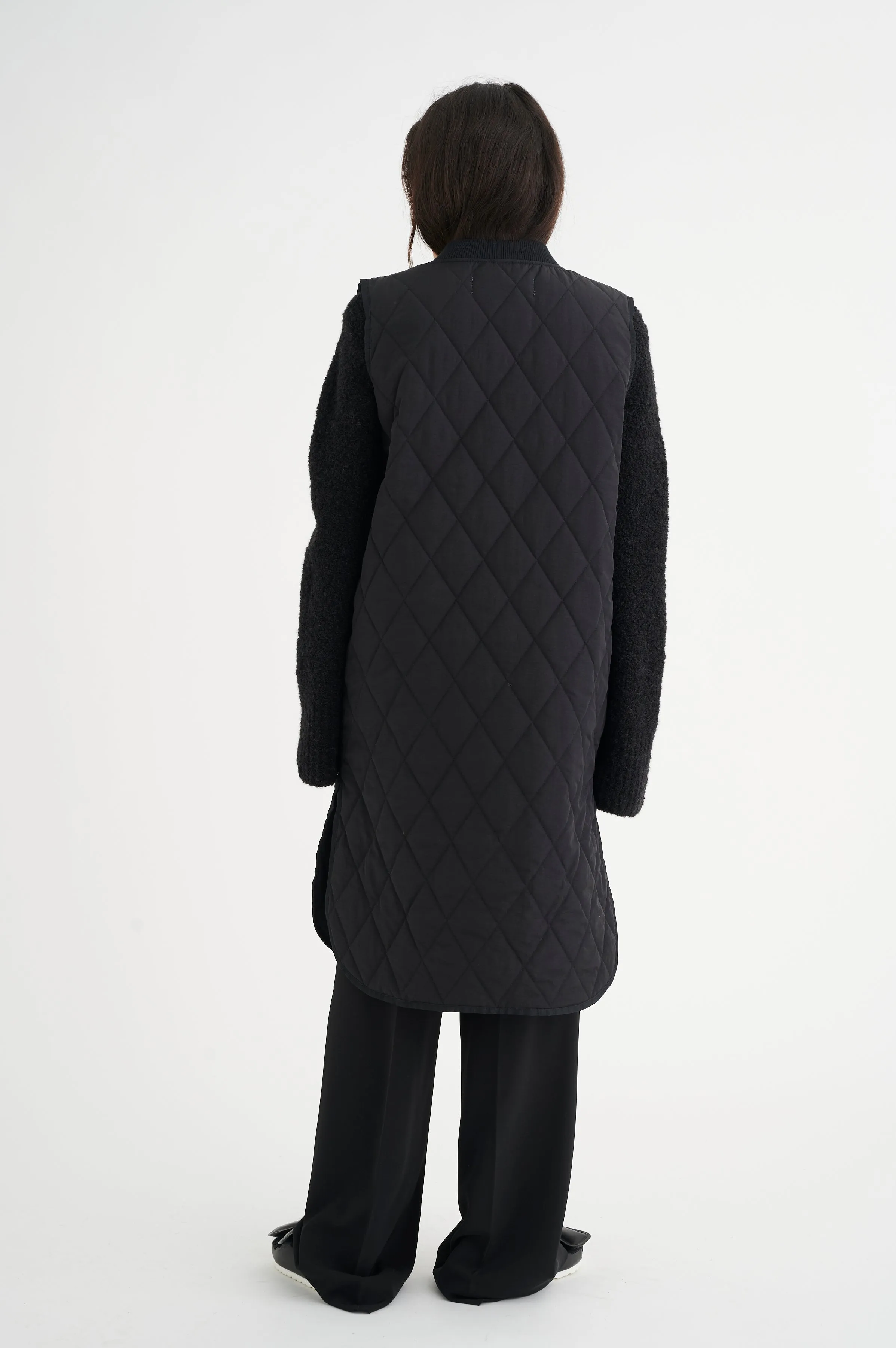 CallasIW Quilted Vest - Black