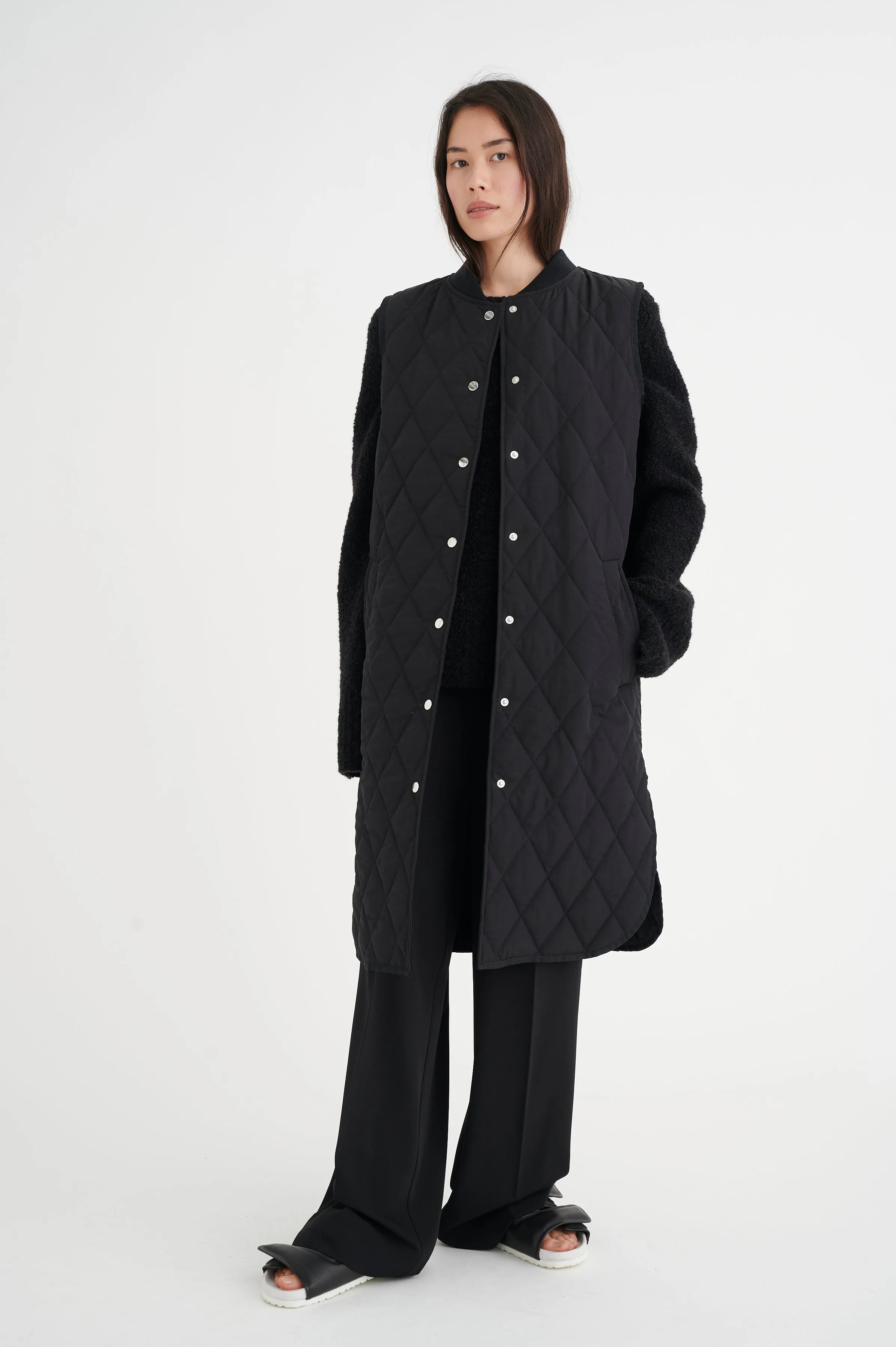 CallasIW Quilted Vest - Black