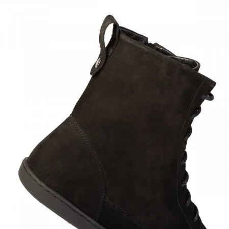 Cozy Black Ullfodrade Vinterskor