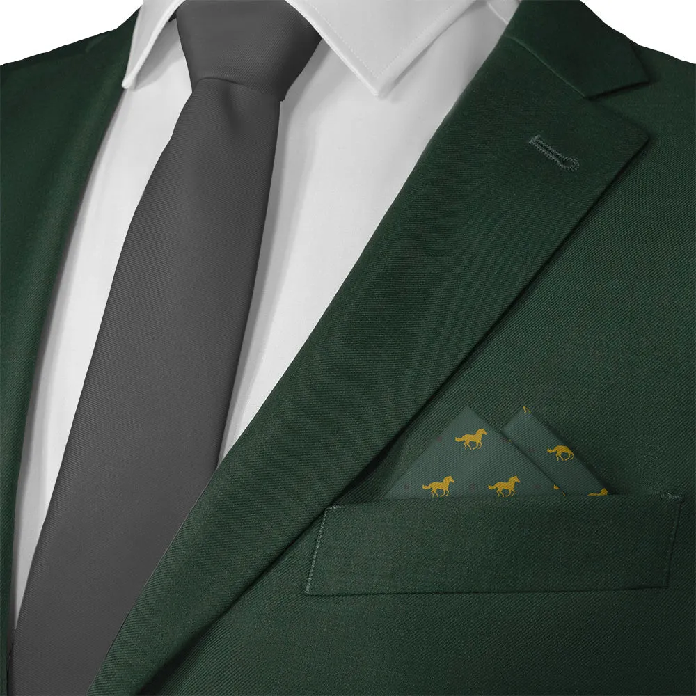 Derby Horses Pocket Square