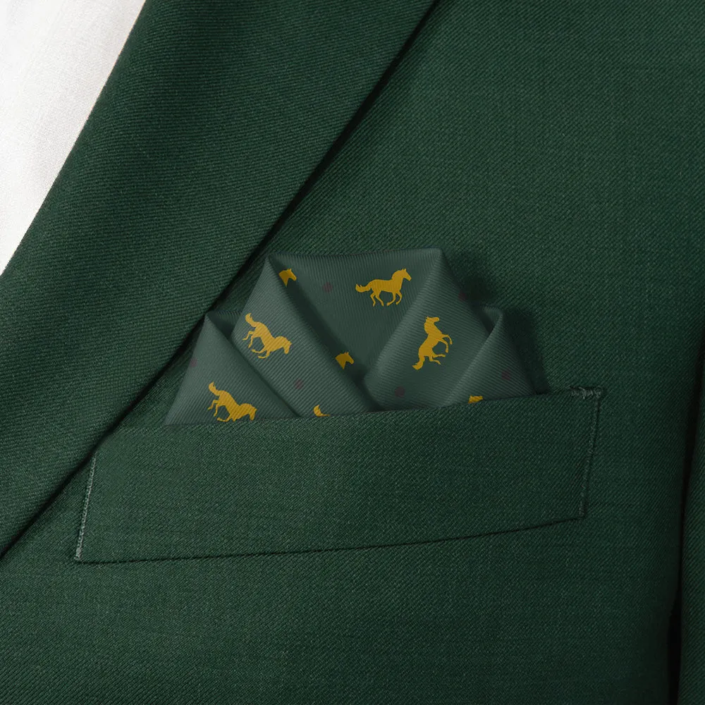 Derby Horses Pocket Square