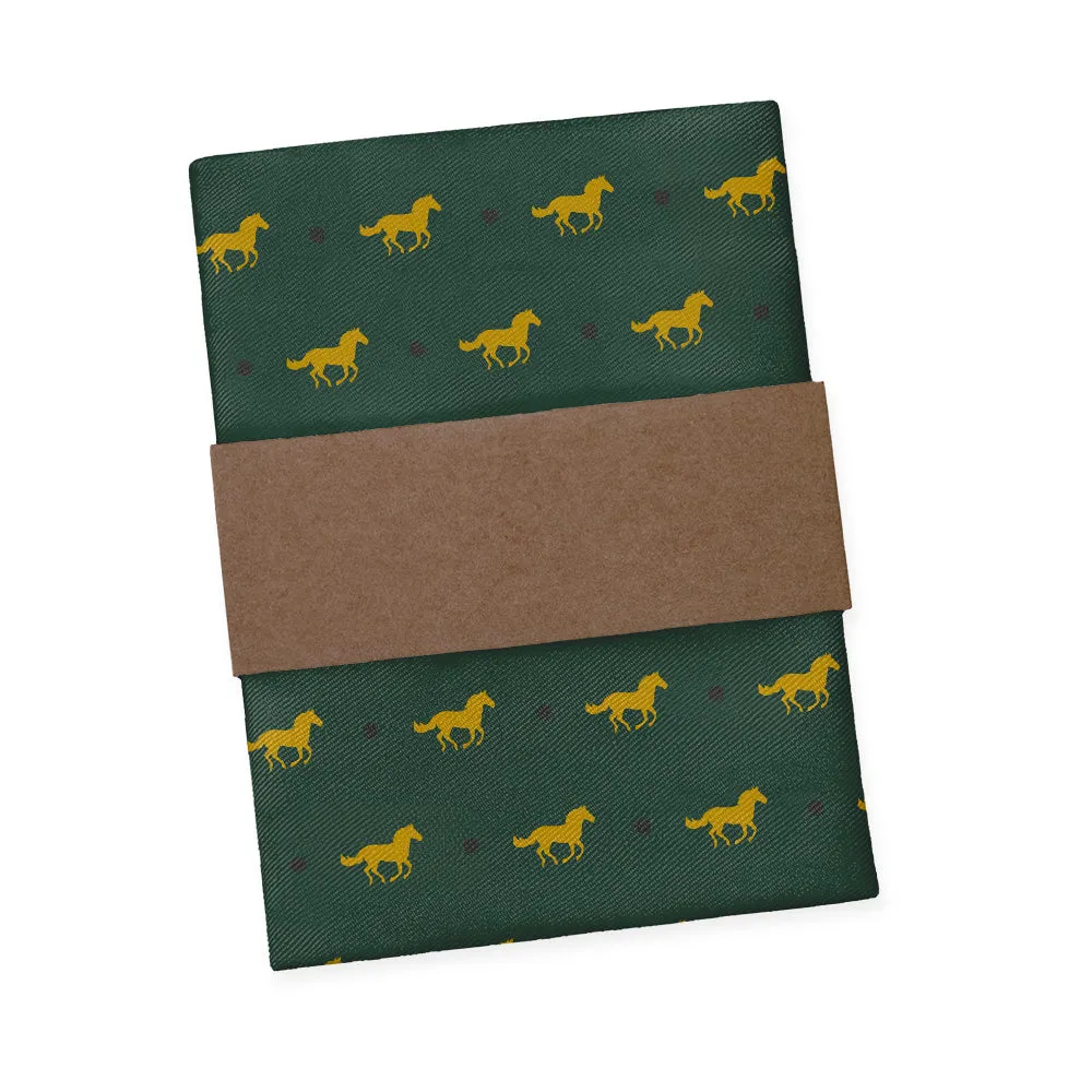 Derby Horses Pocket Square