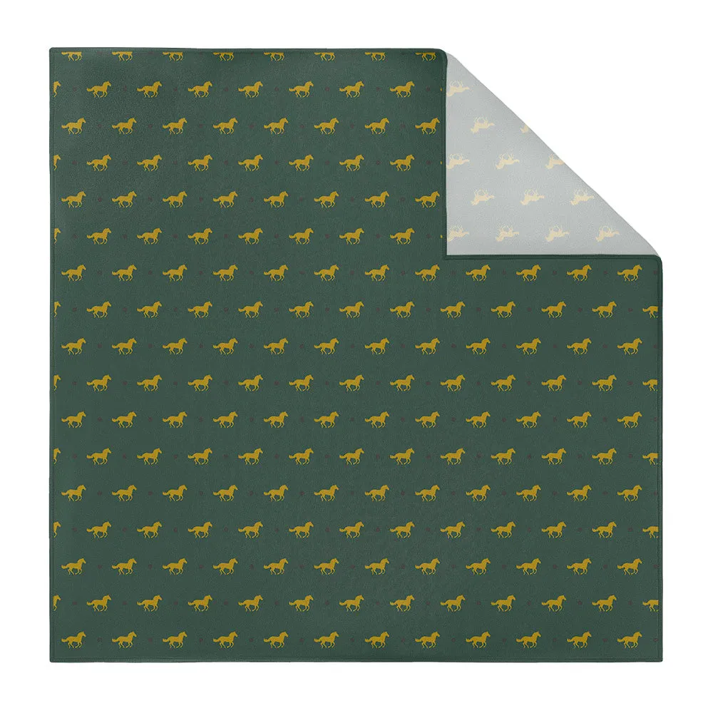 Derby Horses Pocket Square