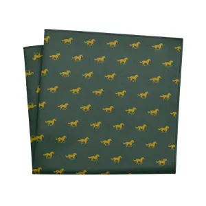 Derby Horses Pocket Square