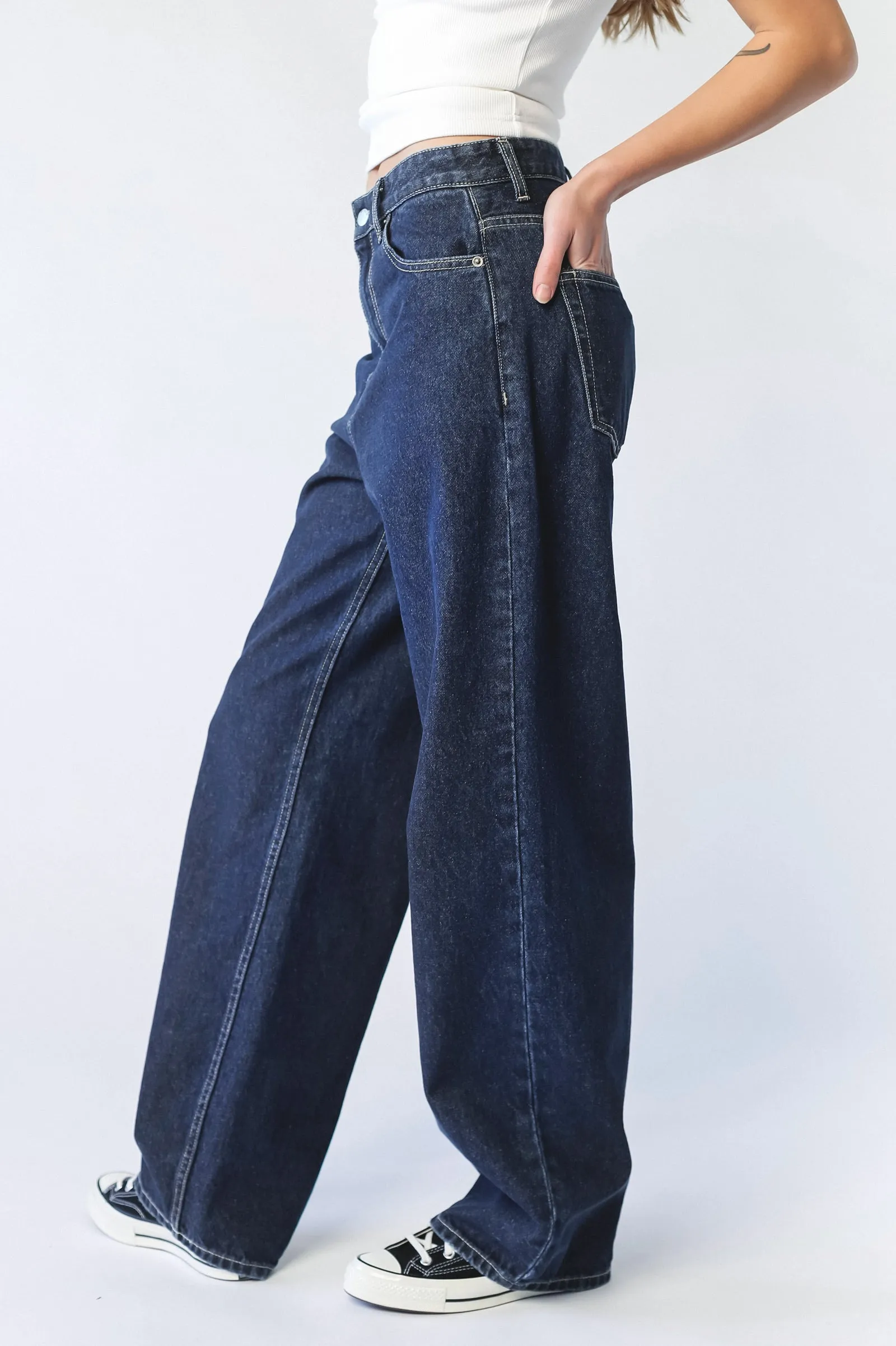 Donna Baggy Pebble Dark Retro
