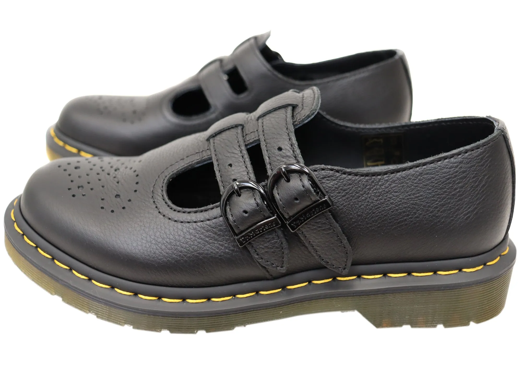 Dr Martens Womens 8065 Mary Jane Virginia Comfortable Leather Shoes