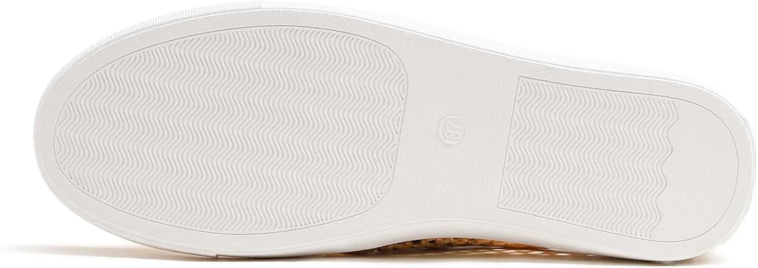 FEVERSOLE Women's Sport Mules Slip On Loafers Fashion Backless Sneakers