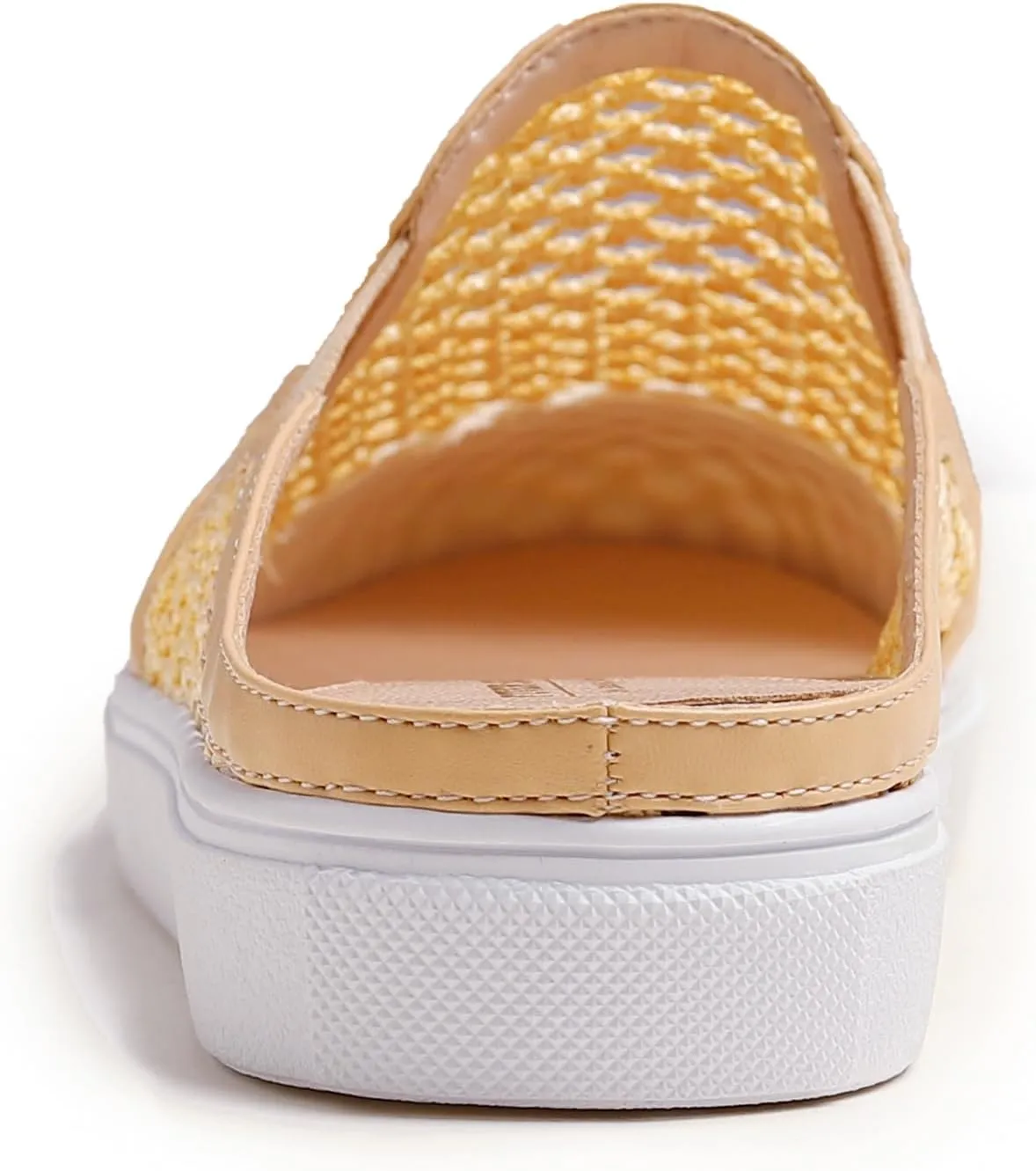 FEVERSOLE Women's Sport Mules Slip On Loafers Fashion Backless Sneakers