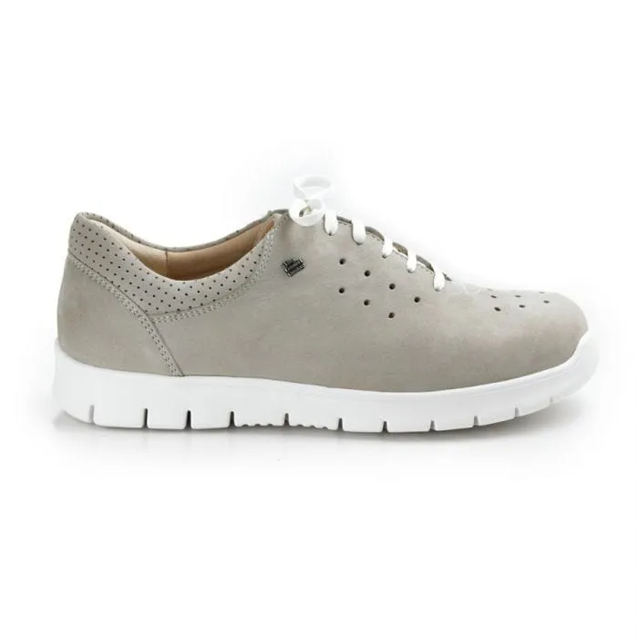 Finn Comfort Women's Barletta Shoes- Nubuck Rock