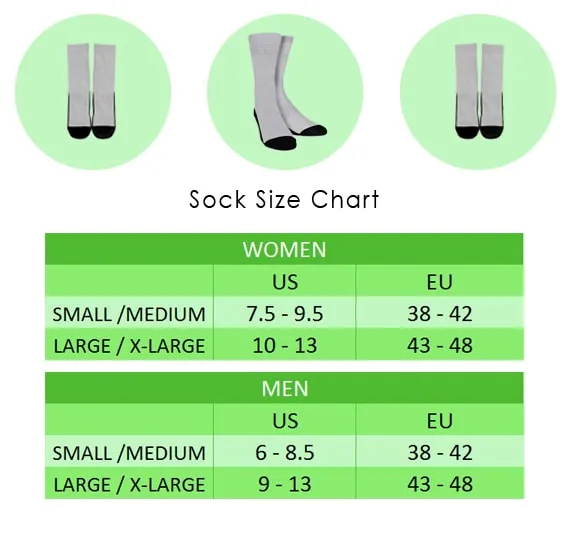 Fishing Bait Pattern Socks