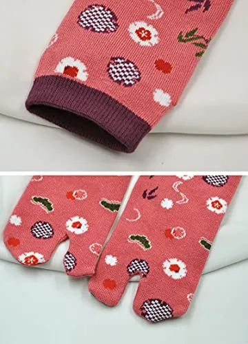 Flip Flop Tabi Socks Colorful - 5 Pairs