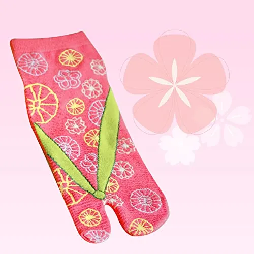 Flip Flop Tabi Socks Colorful - 5 Pairs