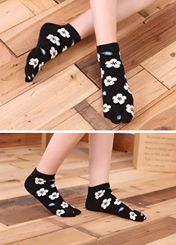 Flip Flop Tabi Socks Colorful - 5 Pairs