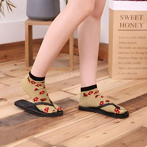 Flip Flop Tabi Socks Colorful - 5 Pairs
