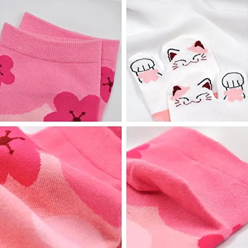 Flip Flop Tabi Socks Colorful - 5 Pairs