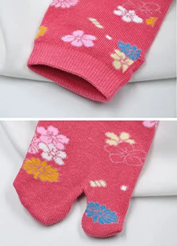 Flip Flop Tabi Socks Colorful - 5 Pairs