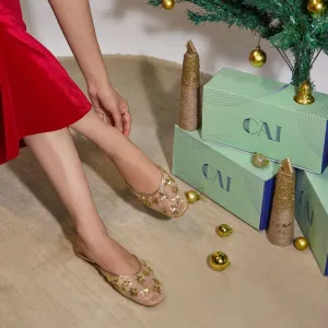 Gold Embellished Ballet