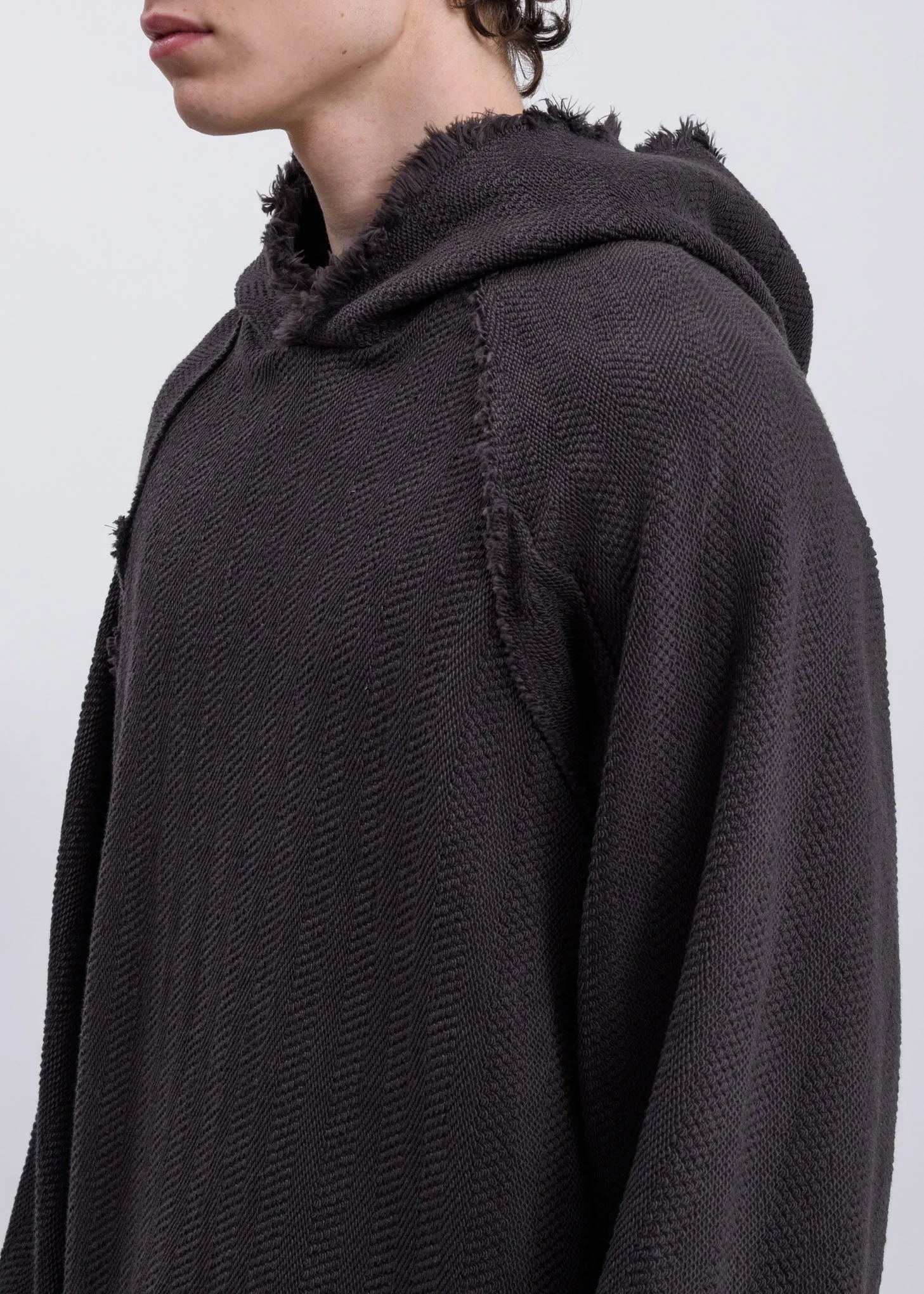 Grey Selvedge Hoodie