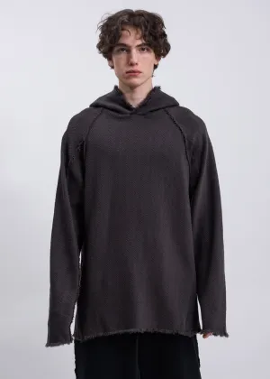 Grey Selvedge Hoodie